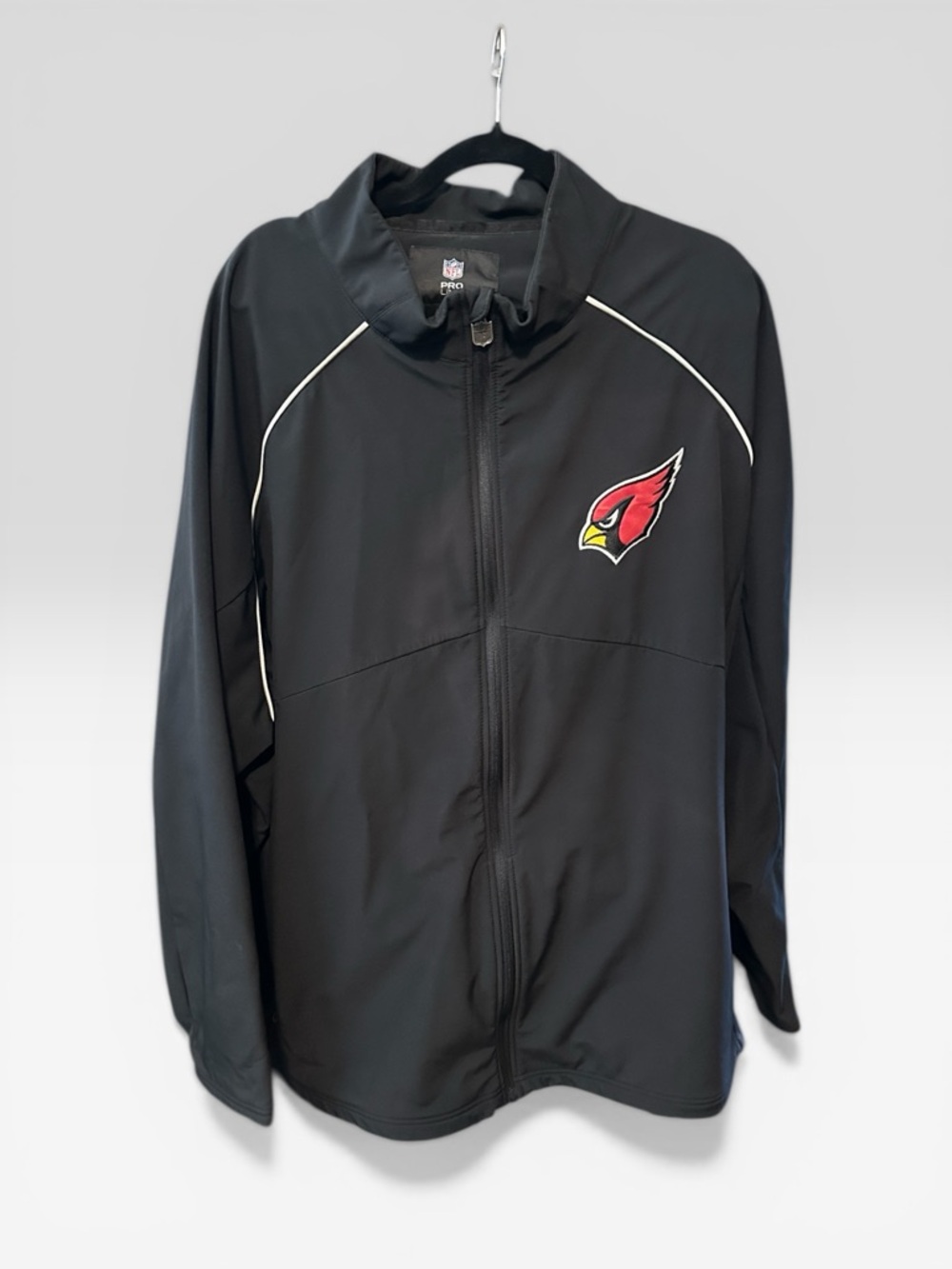 Arizona Cardinals NFL Pro Line Track Jacket Men's 5XB Black Full Zip